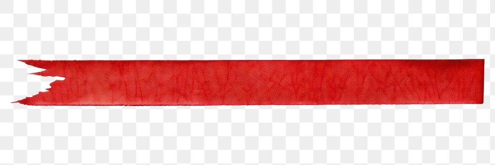 PNG Red clothtape adhesive strip paper white background rectangle. AI generated Image by rawpixel.