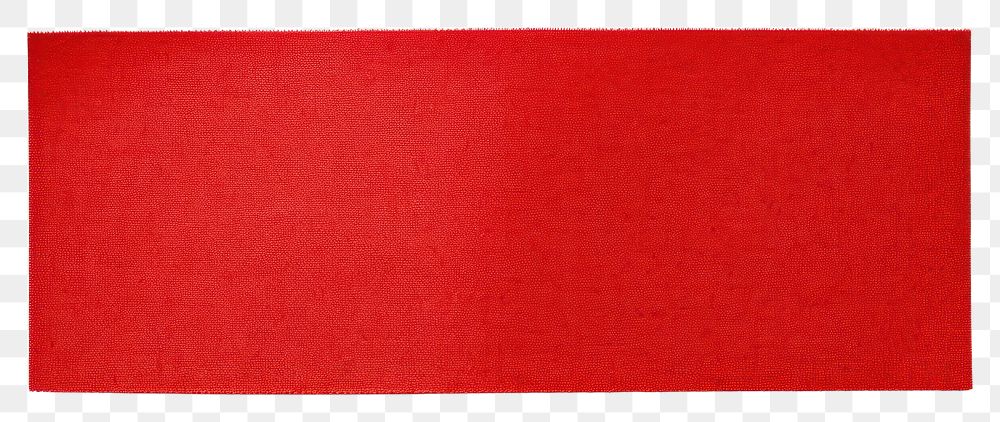 PNG  Red cloth textile adhesive strip backgrounds paper white background. AI generated Image by rawpixel.