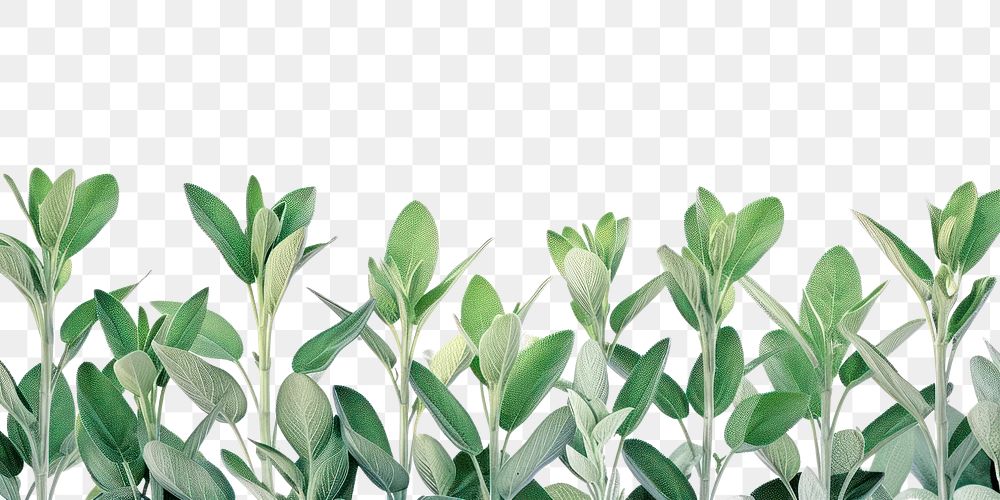 PNG Sage leaves backgrounds plant leaf.