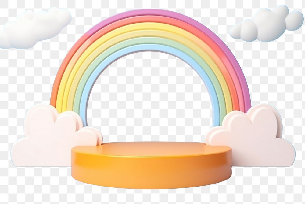 PNG  Rainbow cloud architecture medication.