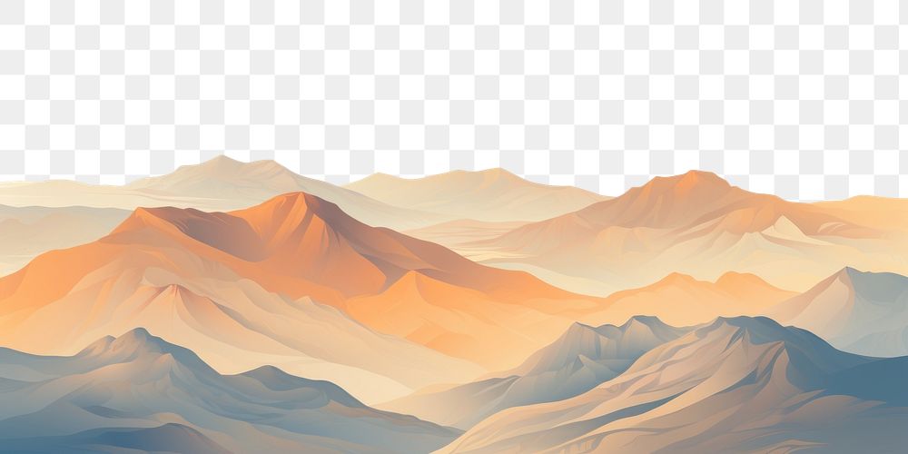PNG Pastel mountain landscape backgrounds outdoors. AI generated Image by rawpixel.