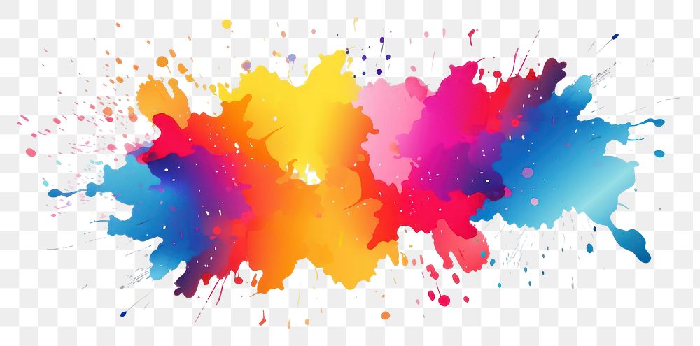 PNG  Rainbow backgrounds white background splattered