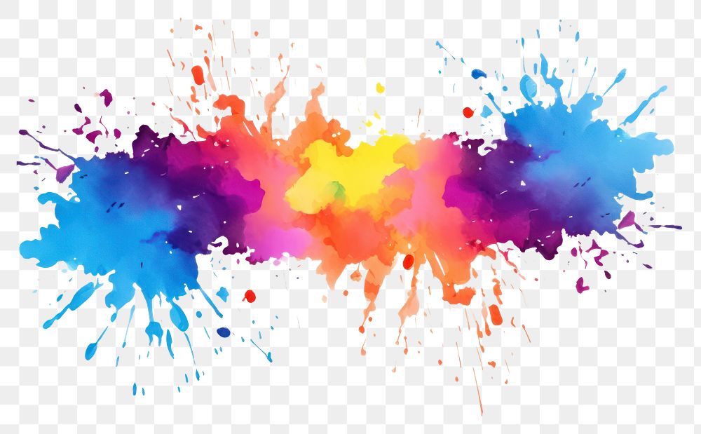 PNG  Rainbow backgrounds white background splattered.