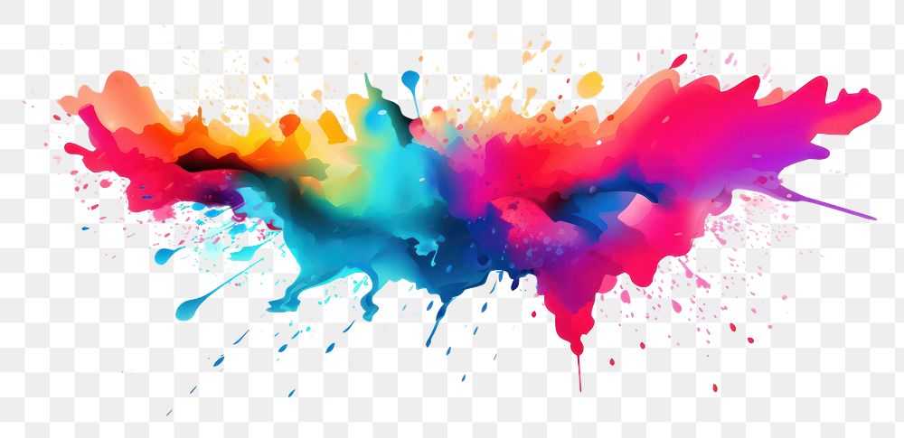 PNG  Rainbow backgrounds white background splattered.