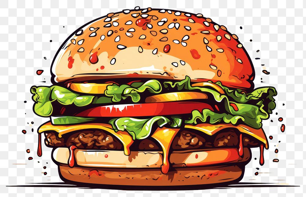 PNG  Burger burger food hamburger.
