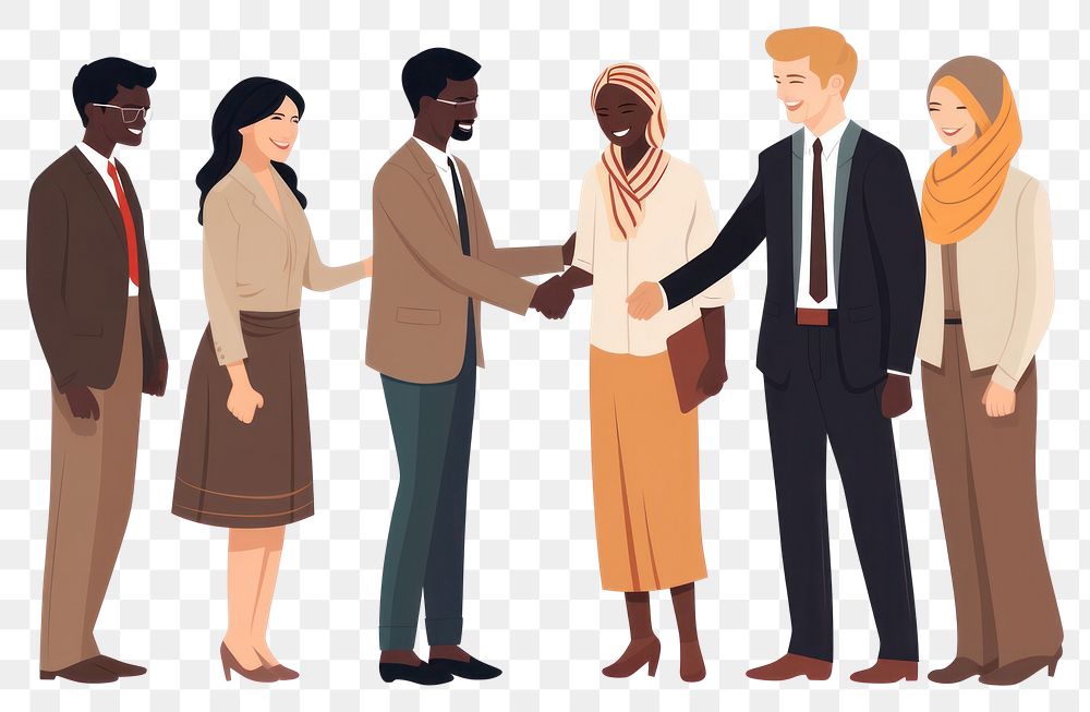 PNG Shaking hands cartoon people adult.