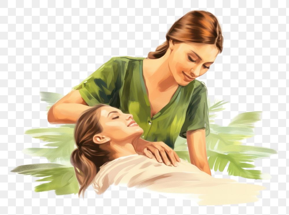 PNG Massage adult white background togetherness.