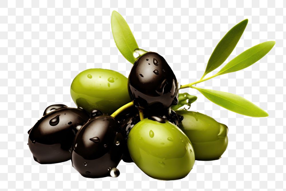 PNG All dark olives plant green fruit. AI generated Image by rawpixel.