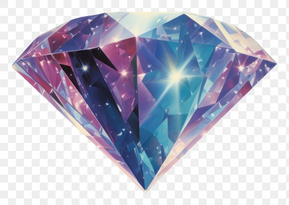 PNG Gemstone jewelry diamond illuminated.