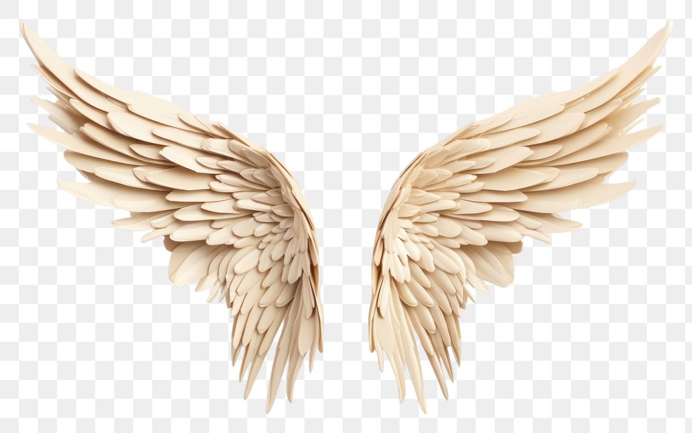 PNG Angel wings wood white background creativity.
