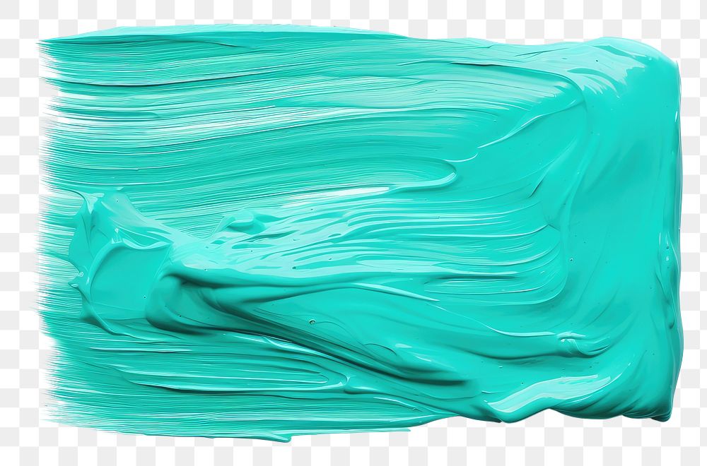 PNG Tiffany blue flat paint brush stroke turquoise white background abstract.