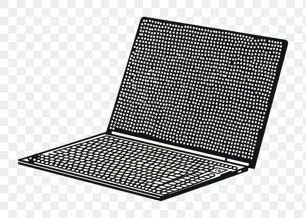 PNG Computer laptop electronics black.