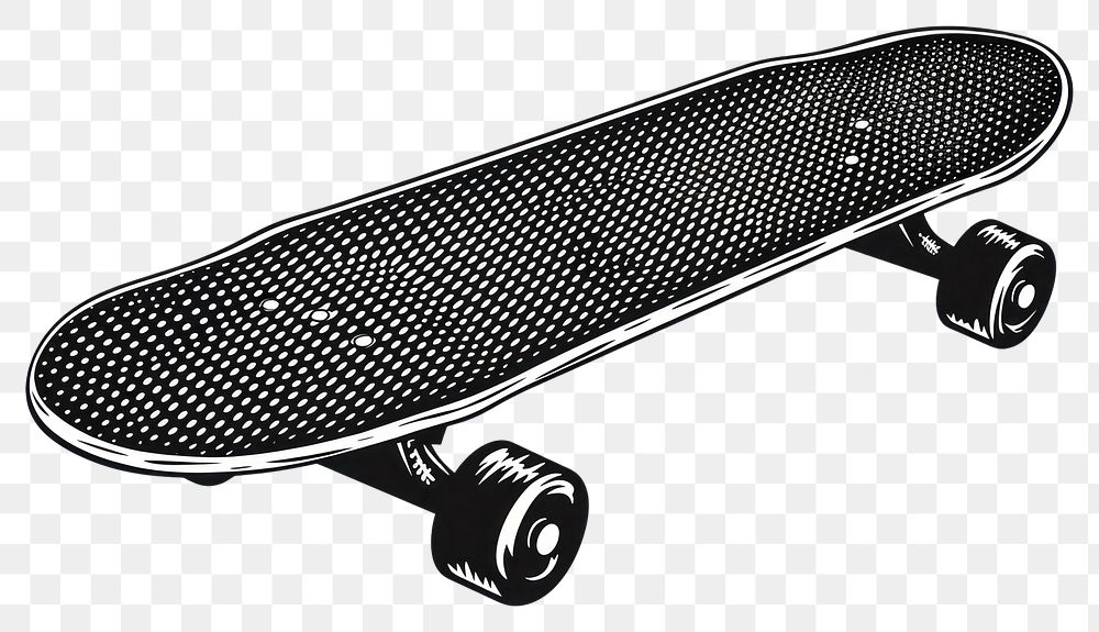 PNG Skateboard appliance device black.