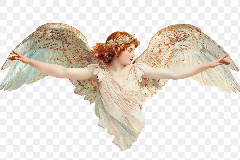 PNG  Angel adult white background representation.