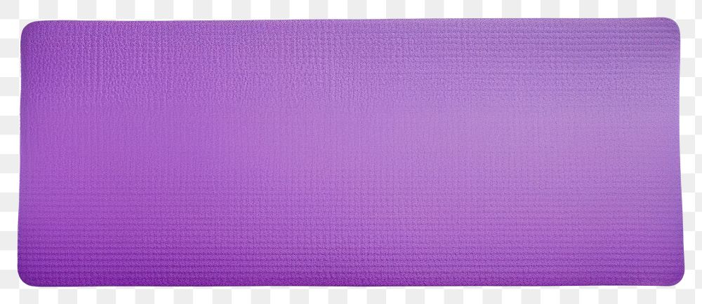 PNG Yoga mat purple white background accessories.