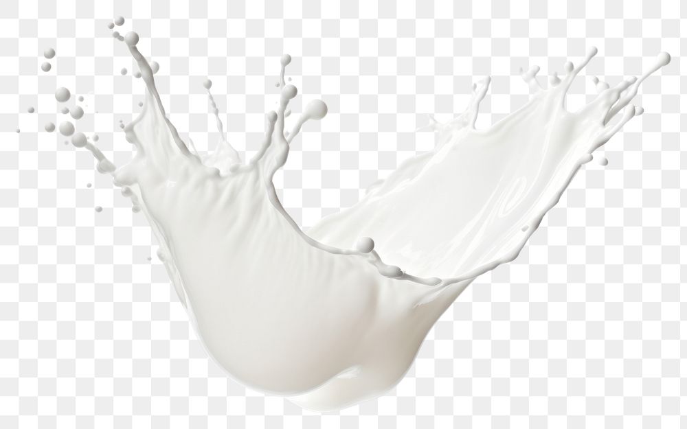 PNG  Milk Splash milk white splattered. 