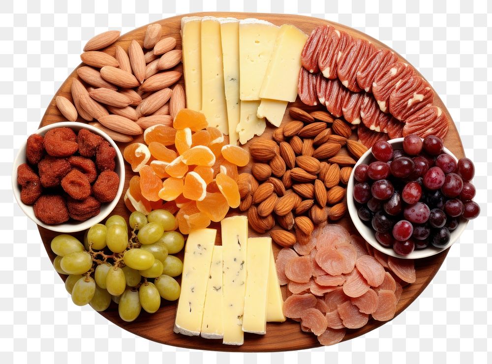 PNG  Cheese platter grape food. AI generated Image by rawpixel.