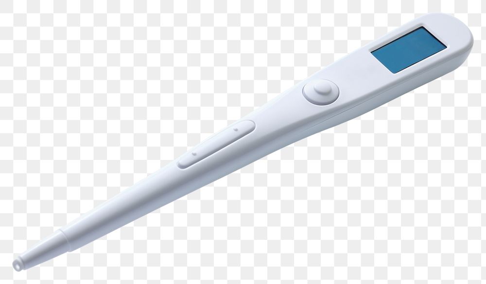 PNG  Digital thermometer technology weaponry blade. AI generated Image by rawpixel.