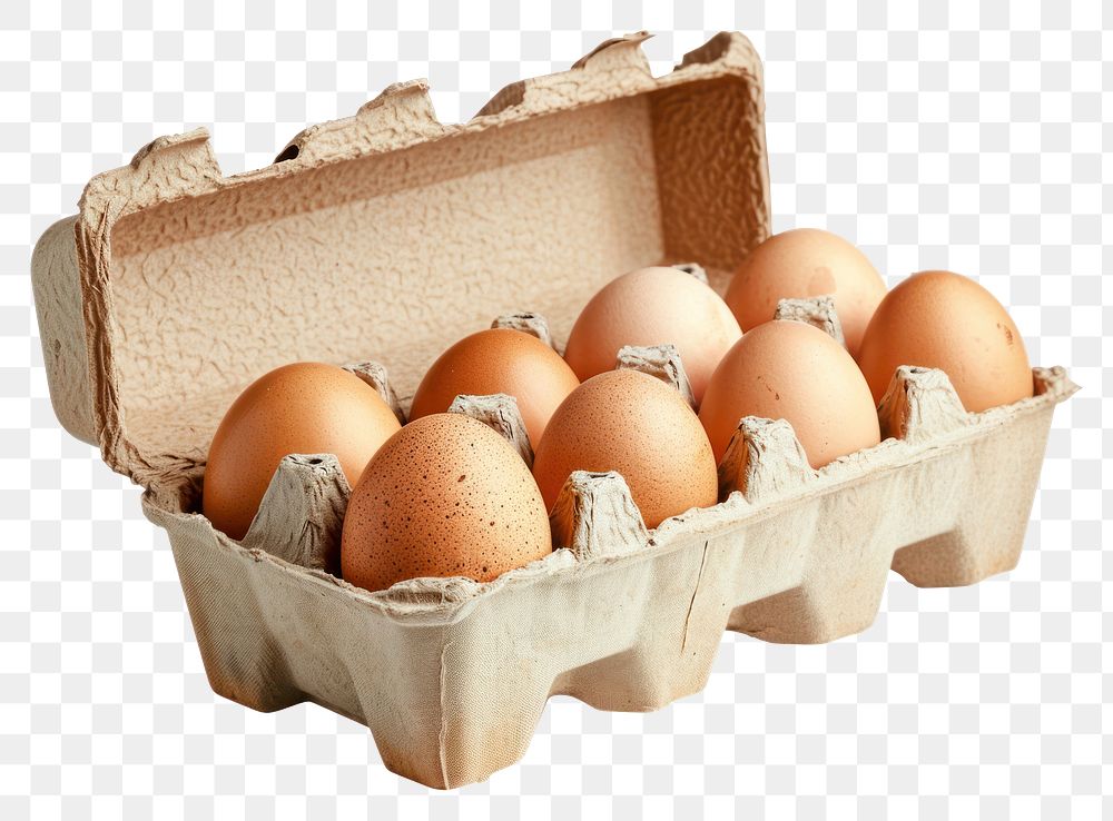 PNG Eggs carton box food.