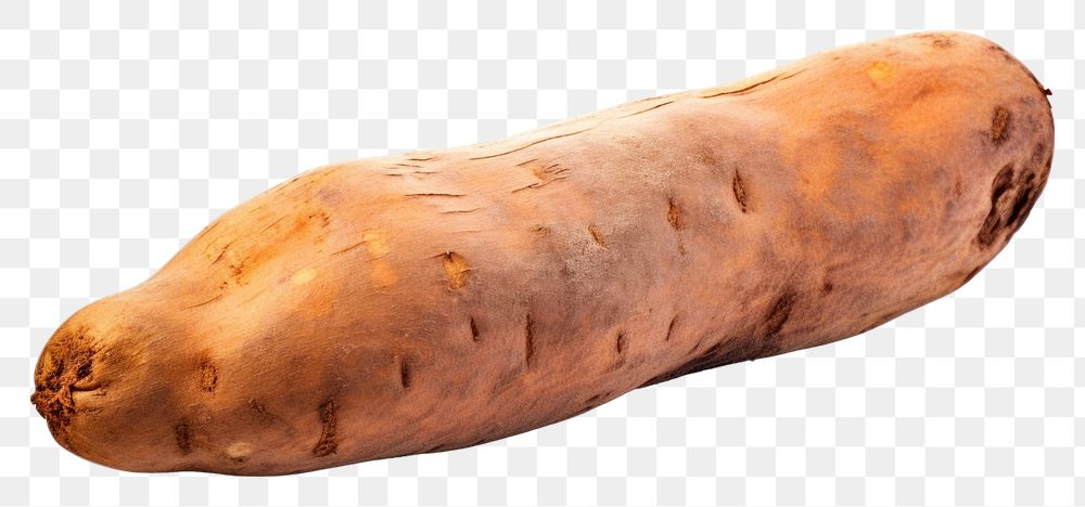 PNG Yam vegetable food white background.