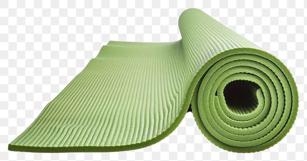 PNG Yoga mat white background exercising strength.
