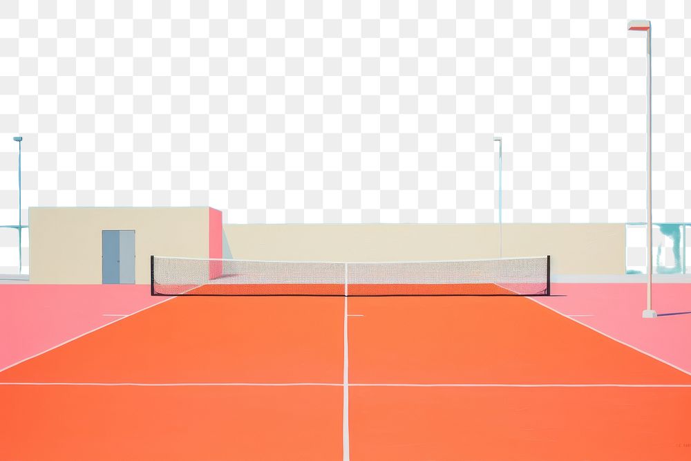 PNG  Tennis court sports architecture volleyball.