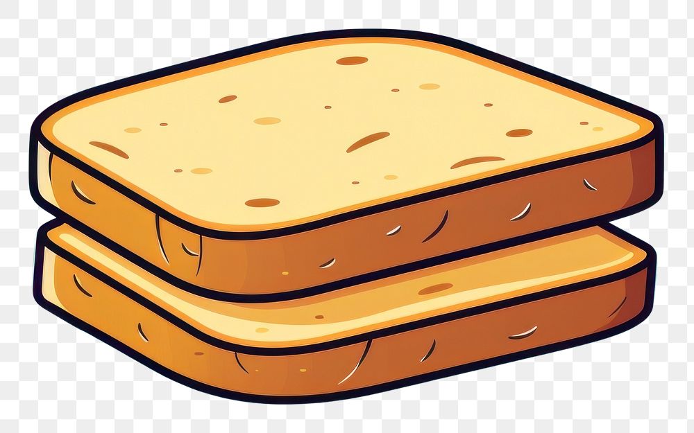 PNG Sandwich bread food breakfast.