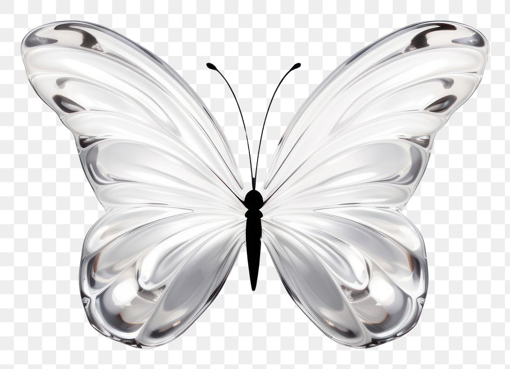 PNG Flying butterfly less detail animal insect white.