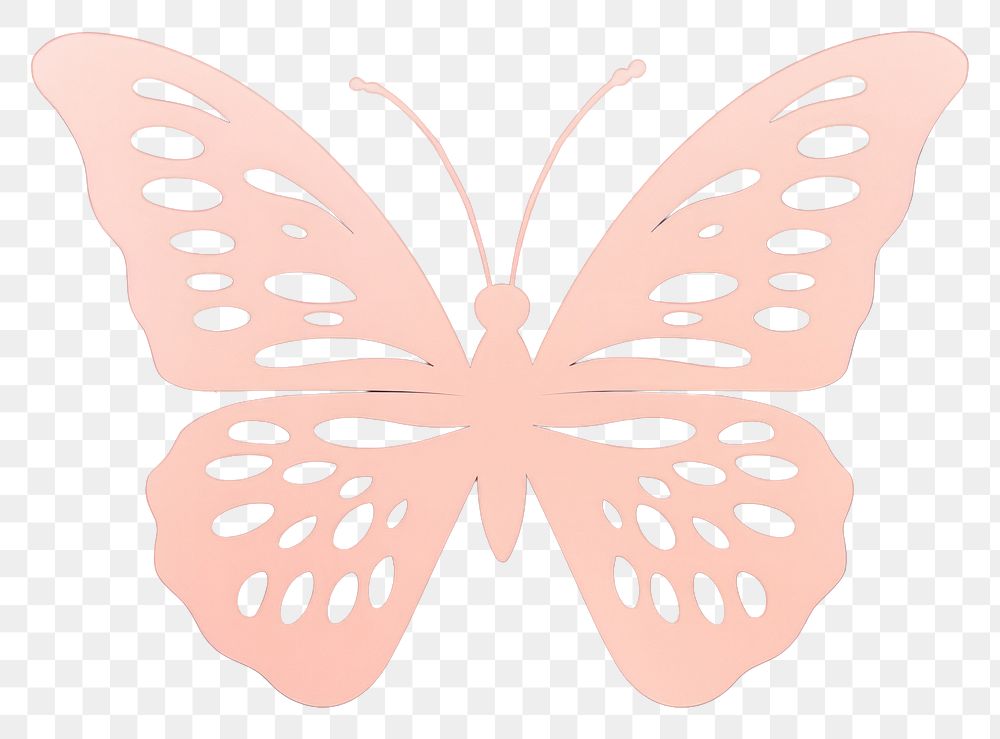 PNG Paper cutout of a butterfly creativity pattern animal.