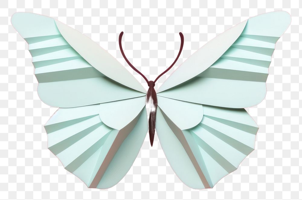 PNG Paper cutout of a butterfly animal art appliance.