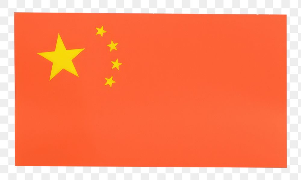 PNG  Illustration of Chinese flag paper text calligraphy. AI generated Image by rawpixel.