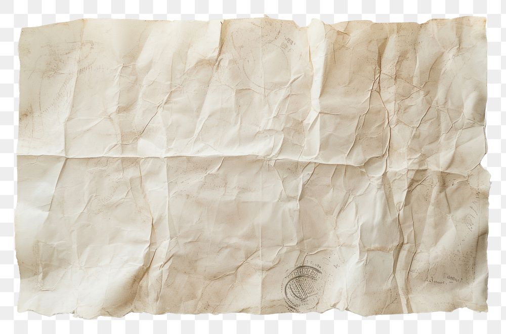 PNG A piece of paper texture backgrounds crumpled textured.