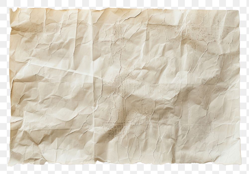 PNG A piece of paper texture backgrounds simplicity crumpled.