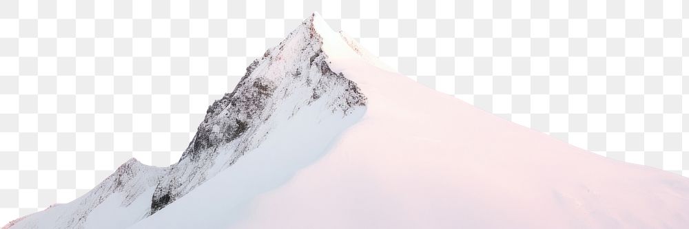 PNG  Snow mountain sky landscape outdoors. AI generated Image by rawpixel.