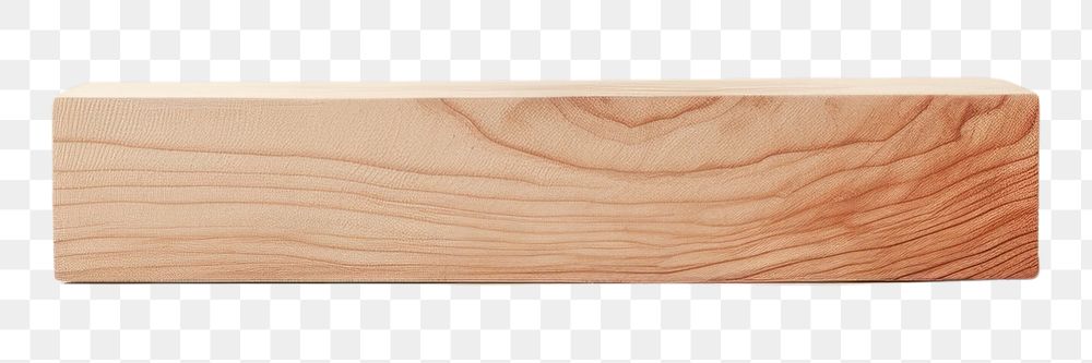 PNG  A piece of wood sitting on top of a table furniture plywood simplicity. AI generated Image by rawpixel.