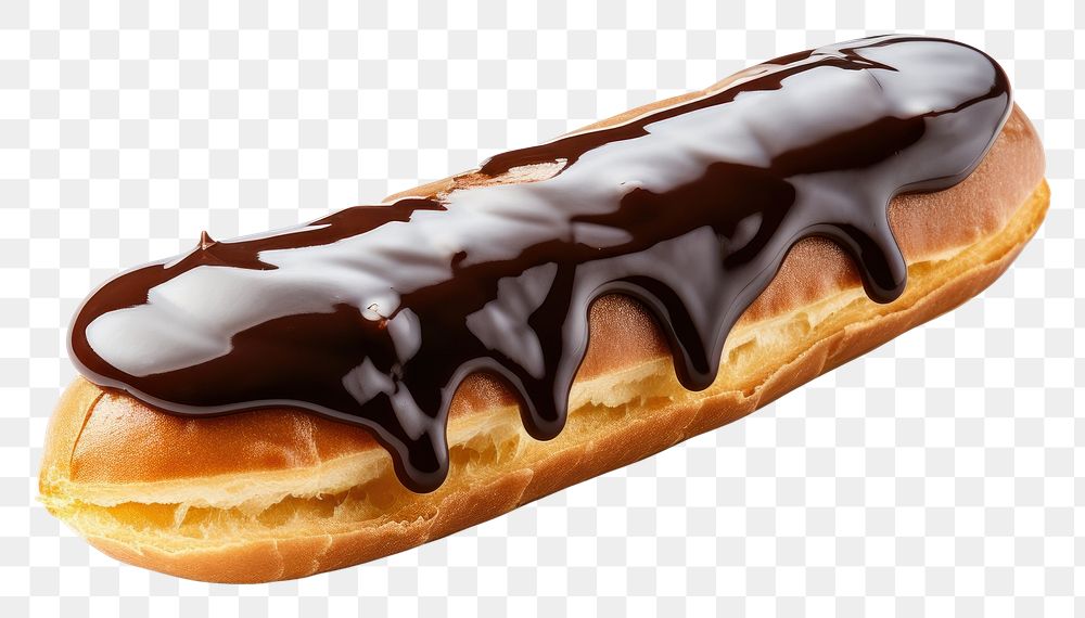 PNG Eclair dessert pastry food.