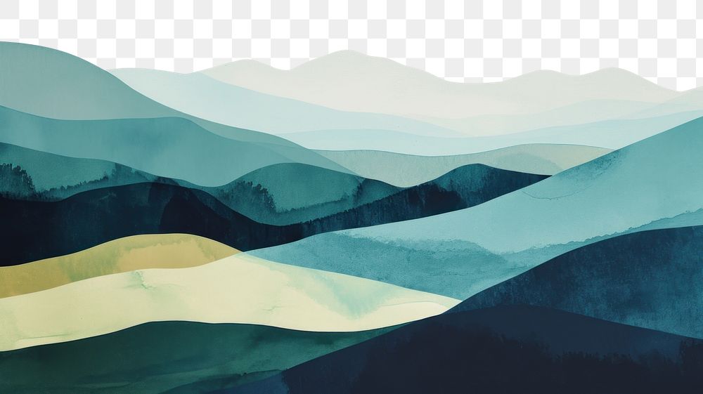 PNG A lush hillside mountain backgrounds landscape. AI generated Image by rawpixel.