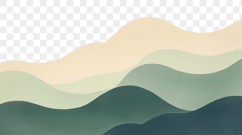 PNG Illustration minimal of hillside backgrounds abstract nature. AI generated Image by rawpixel.