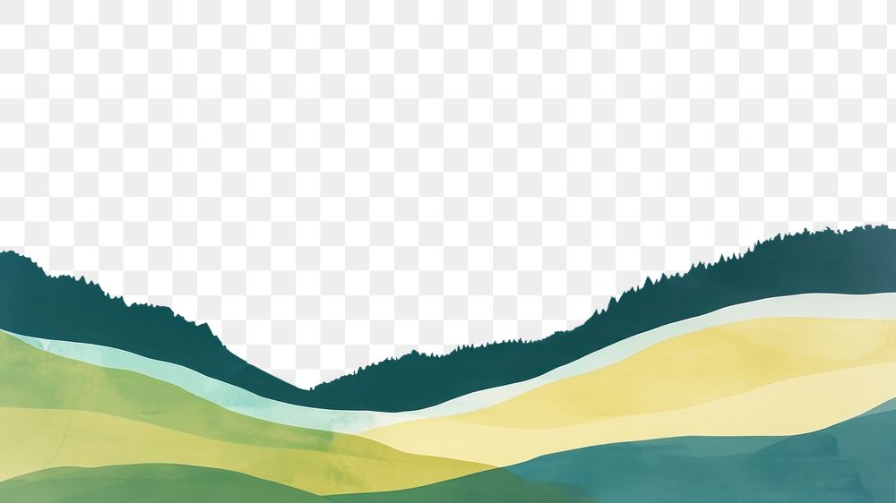 PNG A lush hillside backgrounds mountain abstract. AI generated Image by rawpixel.