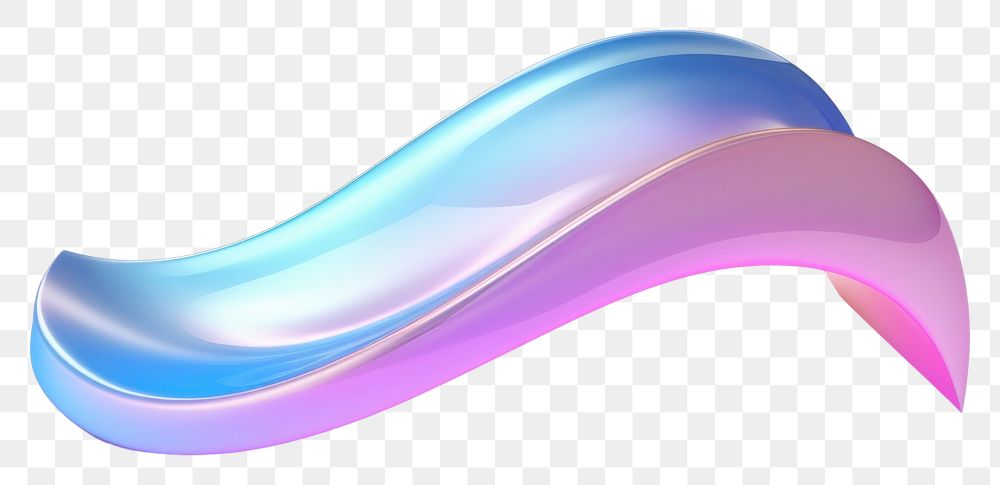PNG Iridescent curve white background appliance abstract.