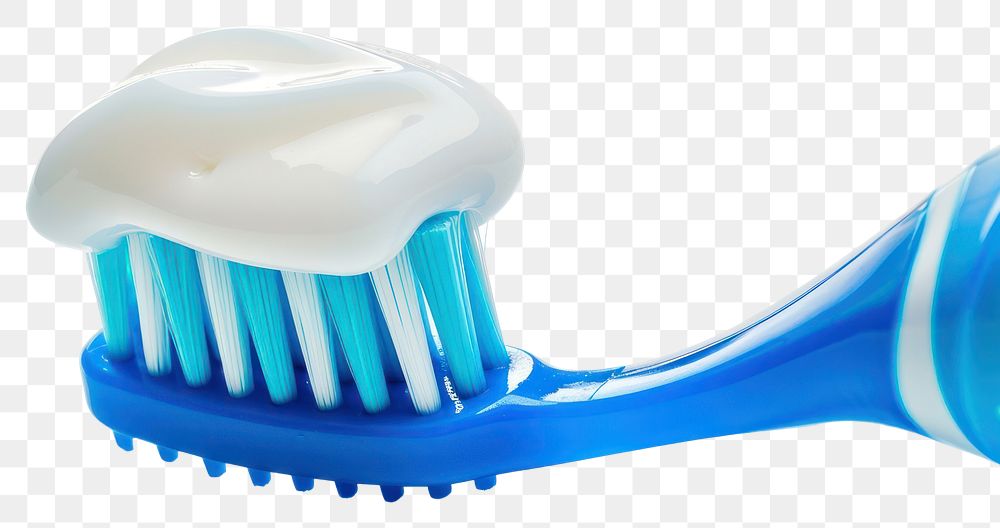 PNG  Toothpaste toothbrush toothpaste white background.