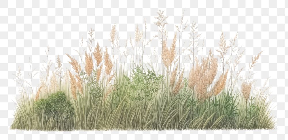 PNG  Grassland borders outdoors drawing nature
