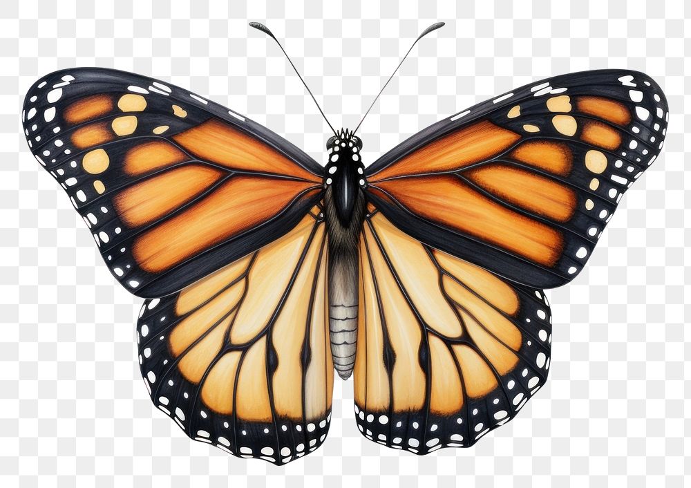 PNG  Monarch butterfly monarch animal insect. AI generated Image by rawpixel.