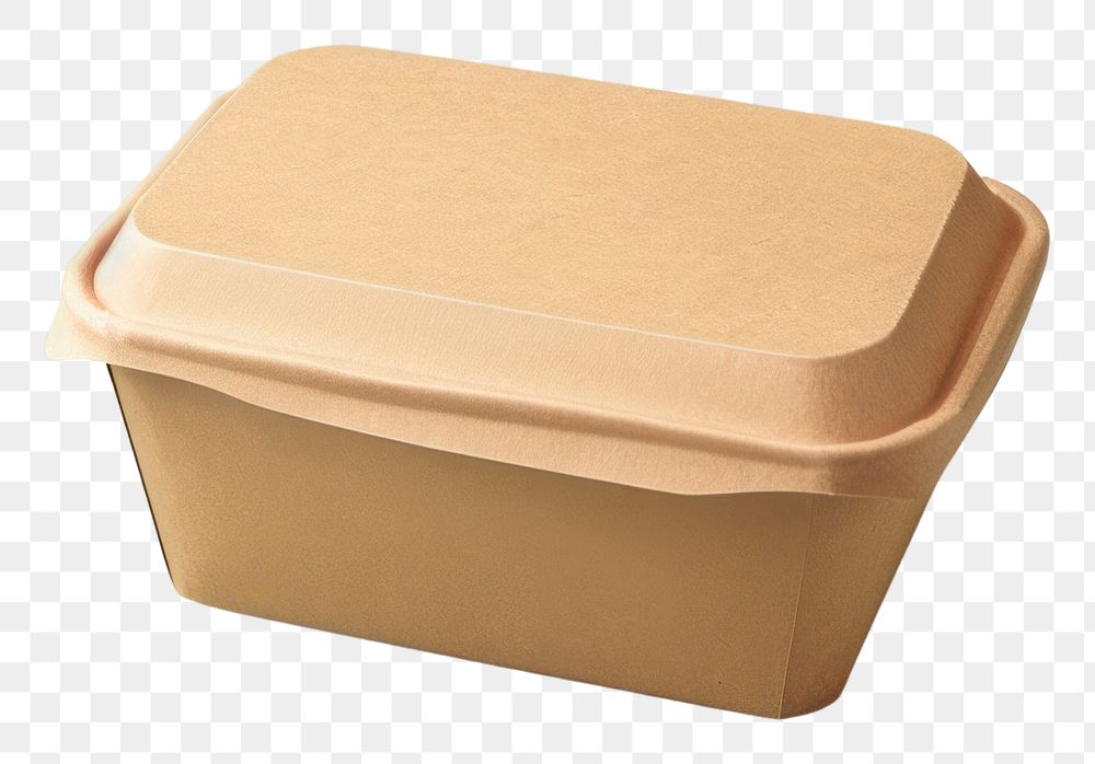 PNG Paper lunchbox mockup simplicity container cardboard.