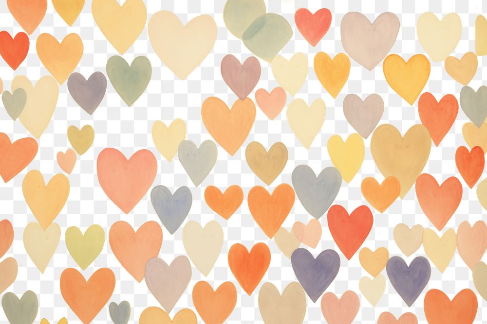 PNG  Heart background backgrounds creativity repetition. AI generated Image by rawpixel.