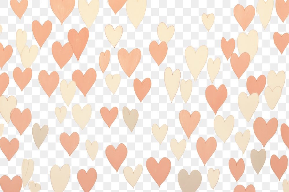 PNG  Heart background backgrounds pattern repetition. AI generated Image by rawpixel.