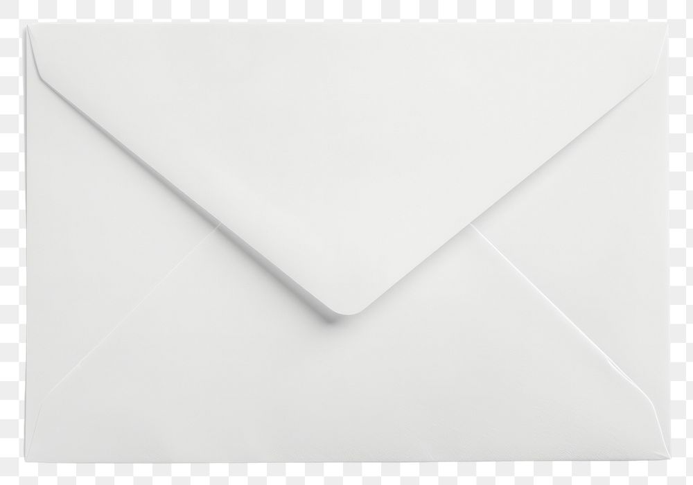 PNG  Whit envelope white mail white background.