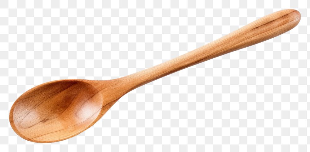 PNG  Spoon wood ladle white background silverware.
