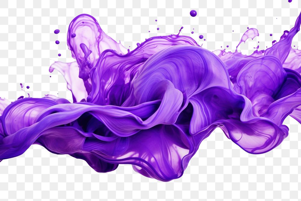 PNG Purple drawing swirl ink.