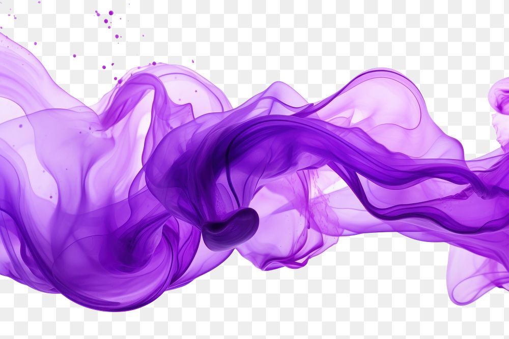 PNG Purple swirl smoke ink
